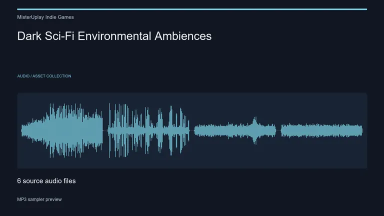 Cover preview: Dark Sci-Fi Environmental Ambiences